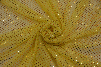 Yellow Confetti Dot Sequins