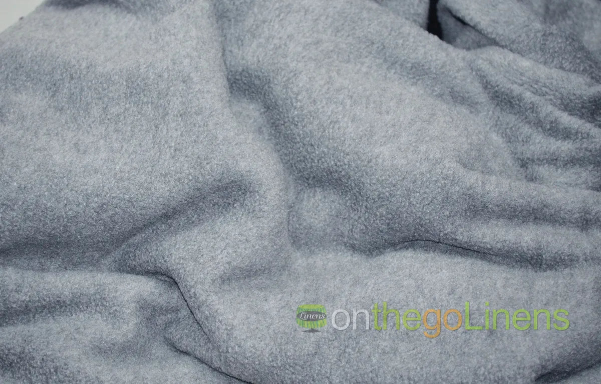 Anti Pill Polar Fleece Silver