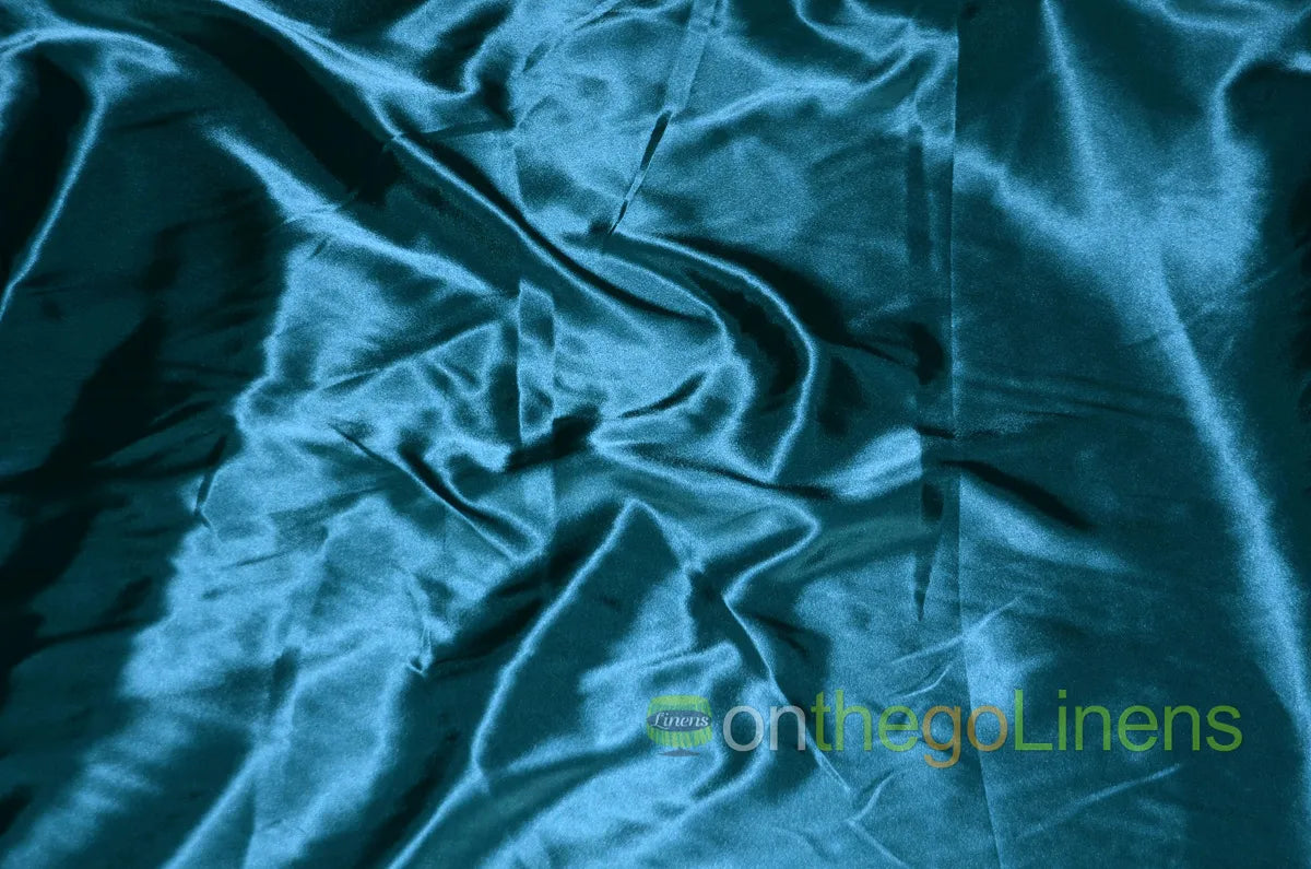 Charmeuse Satin Teal