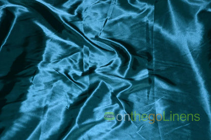 Charmeuse Satin Teal