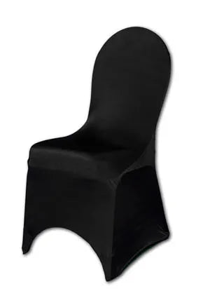 Black Spandex Chair Cover