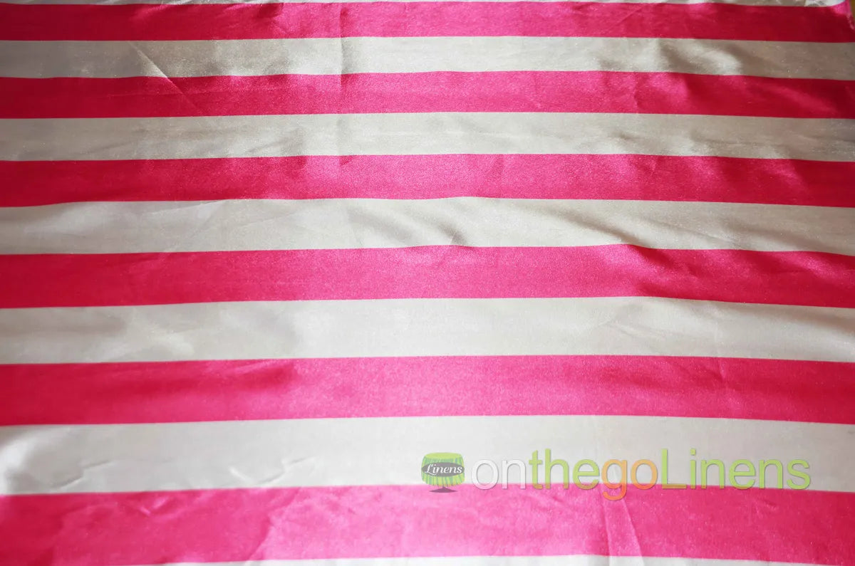 Stripe Charmeuse Satin Print Fabrics