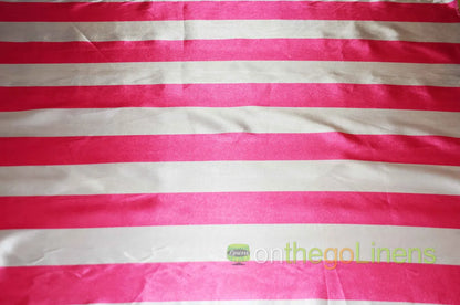 Stripe Charmeuse Satin Print Fabrics