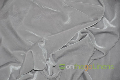 Stretch Velvet Tablecloths | Soft and Smooth Spandex Velvet Table Linens | Multiple Colors |