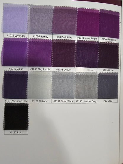 IFR Two Tone Chiffon Table Runners | Cationic Chiffon Table Runners | Multiple Colors and Sizes |