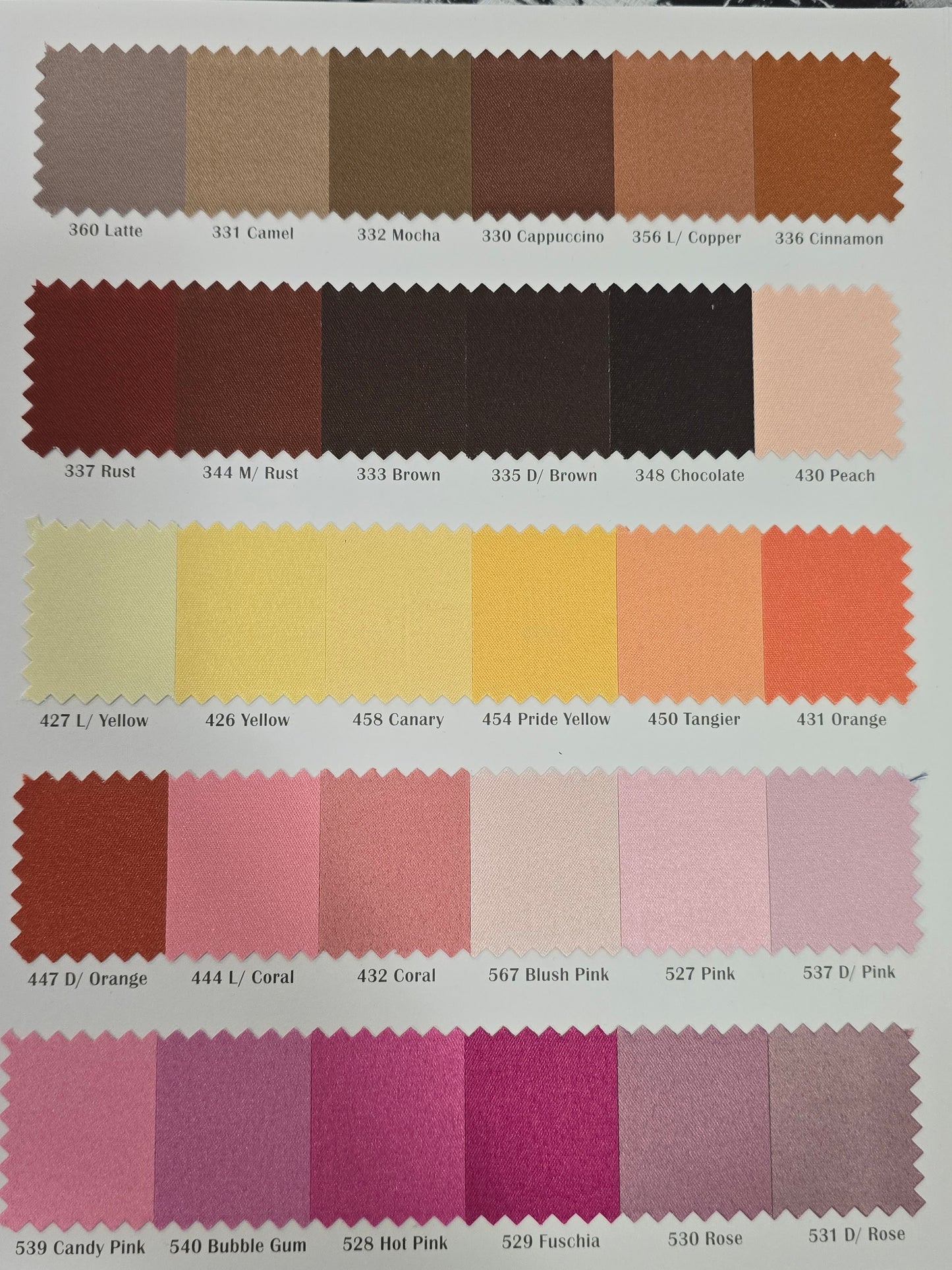 Lamour Satin Fabric by the Yard & Bolt | 100% Polyester Semi Dull Heavy Satin Fabric | 60" Wide | Multiple Colors |