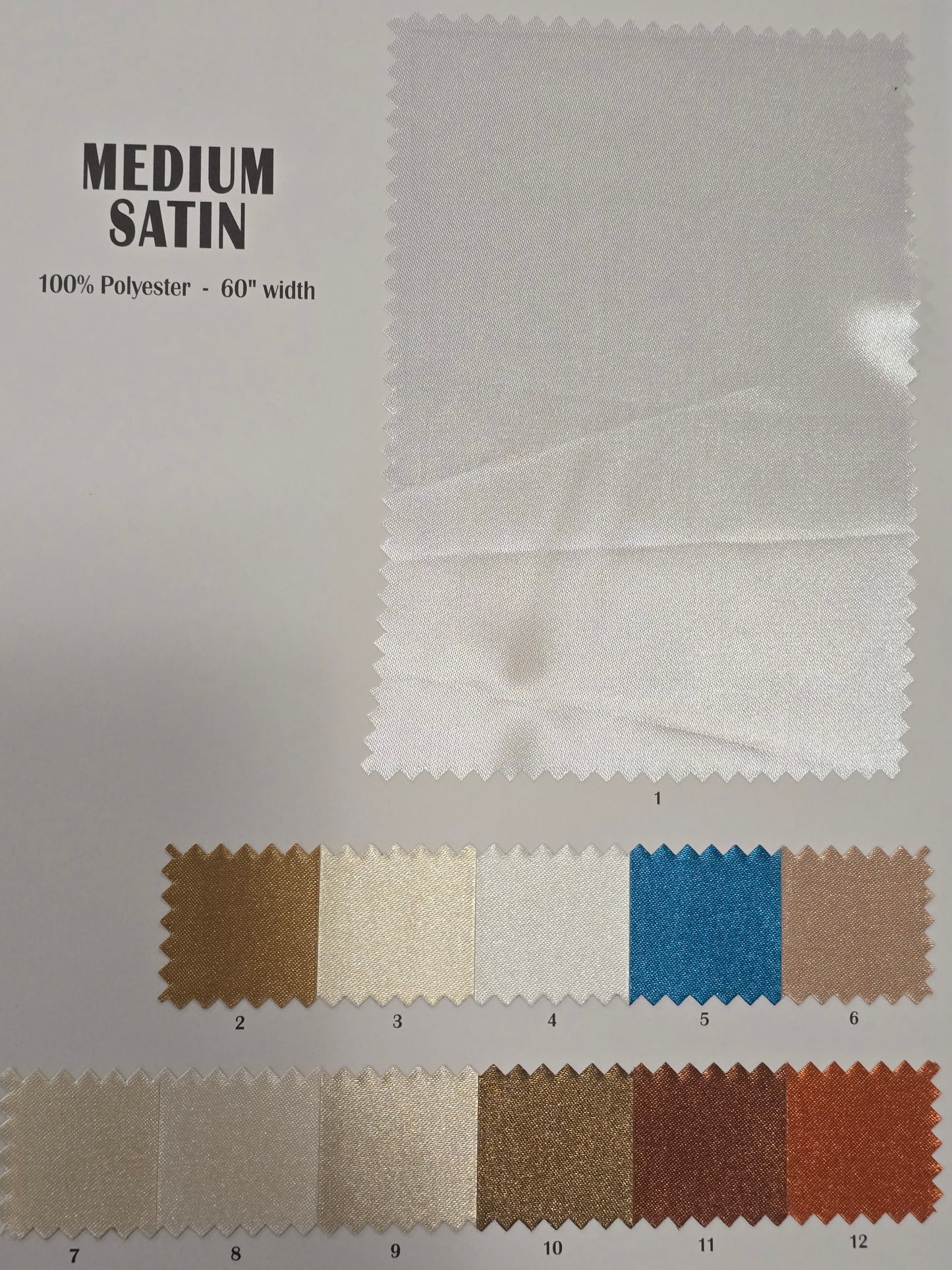 Soft Light Weight Medium Satin Fabric | Wholesale Satin Fabric for Decorative Use | 60" | 70 Yards |