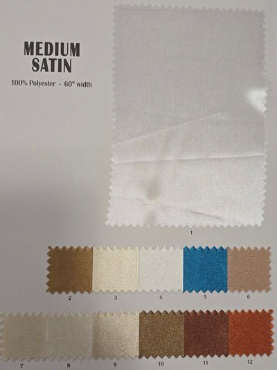Soft Light Weight Medium Satin Fabric | Wholesale Satin Fabric for Decorative Use | 60" | 70 Yards |
