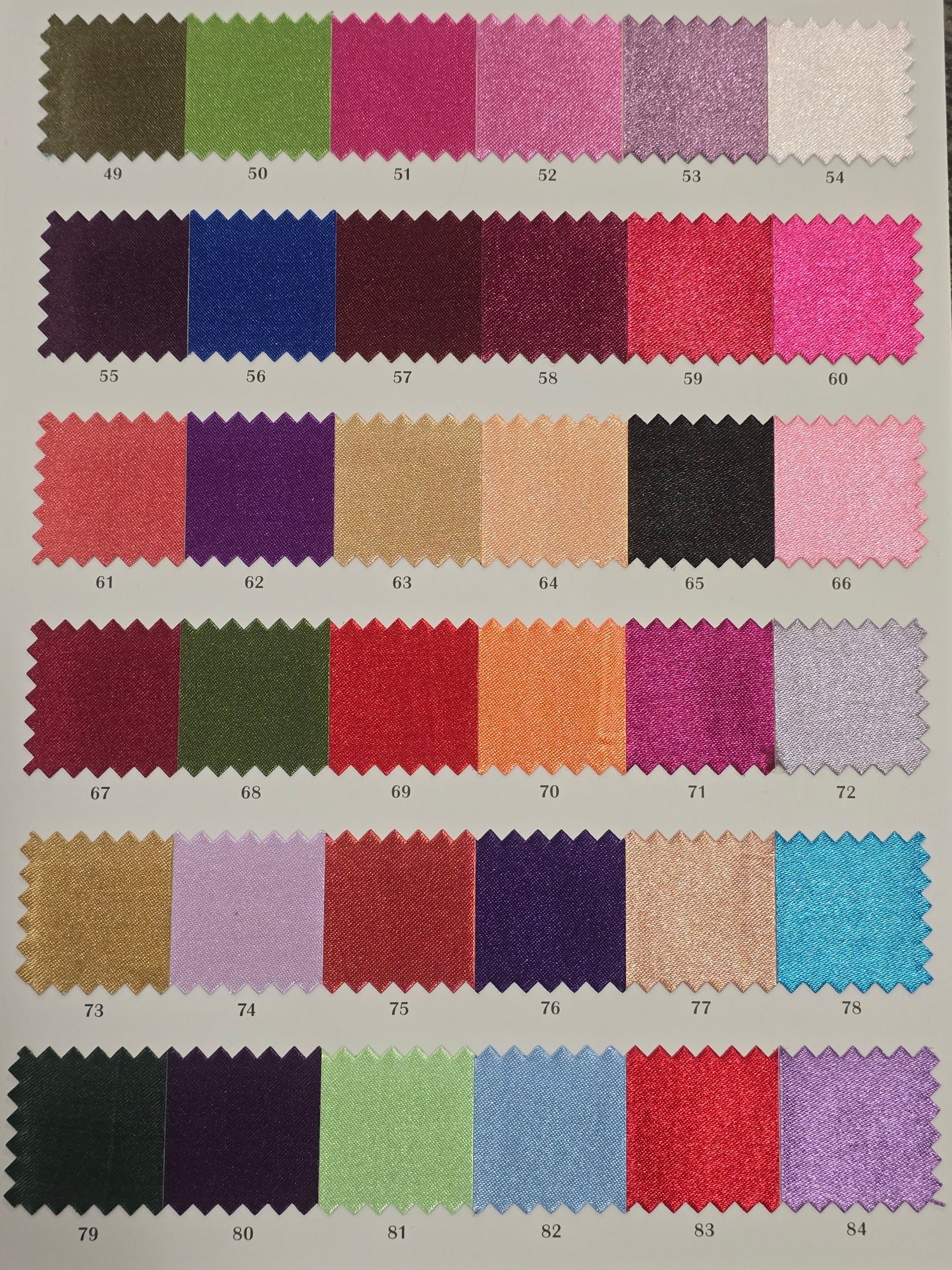 Soft Light Weight Medium Satin Fabric | Wholesale Satin Fabric for Decorative Use | 60" | 70 Yards |