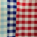 Picnic Checkered Fabric | Gingham Fabric by the Yard | 60" Wide | 100% Polyester | 1x1 |