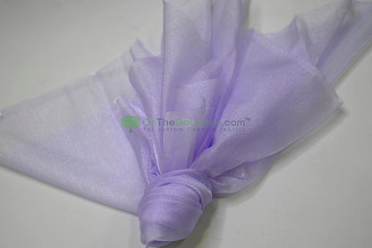 Japanese Crystal Organza Fabric | 100% Nylon | 45” Width | Sheer Luxury for Gowns & Décor