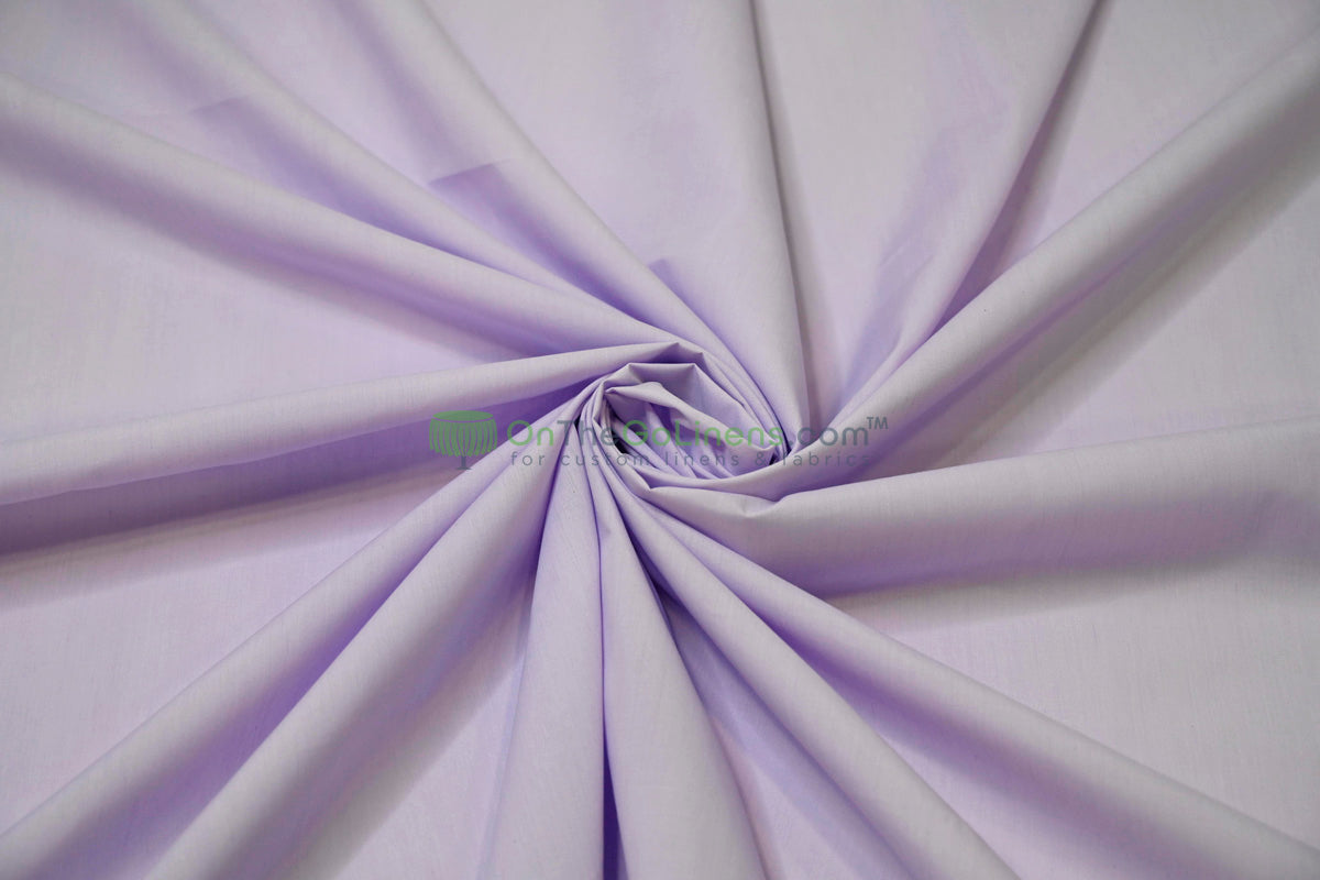 Woven Poly Cotton Broadcloth Fabric by the Yard | Polycotton Fabric | Multiple Colors | 60" Wide | 80/20 Blend |