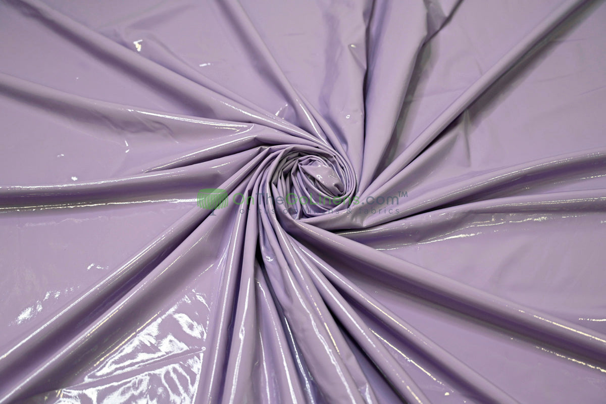 Shiny Patent Vinyl | Flexible Stretch - 94% Polyester, 6% Spandex | 60" Wide