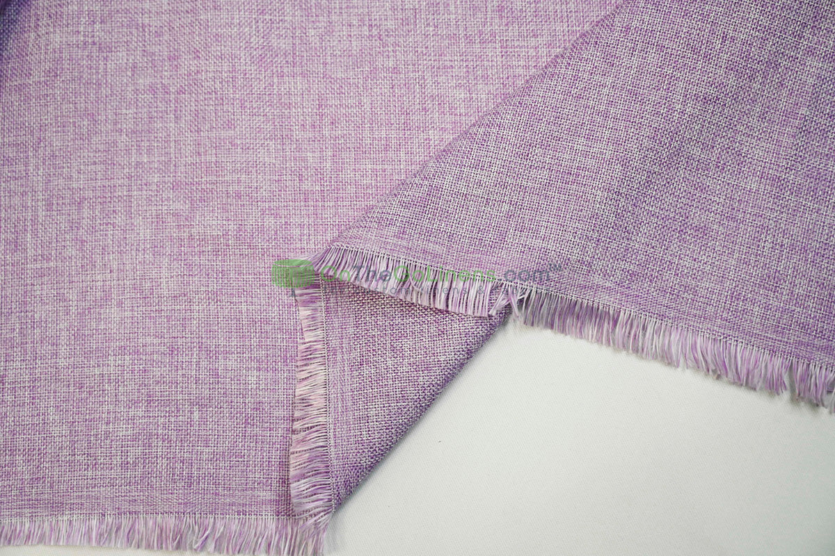 Vintage Linen Event Drapery Panels | Imitation Burlap Curtains | Washable 100% Polyester Burlap |