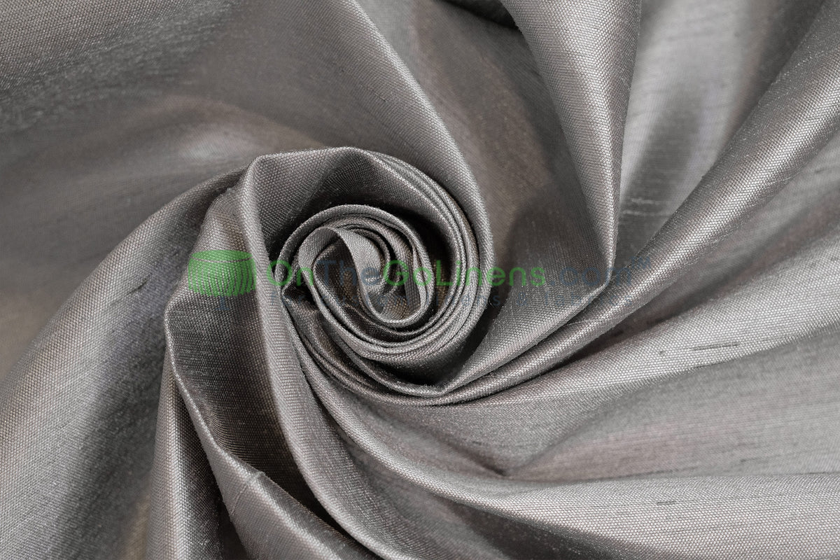IFR Polyester Dupioni Fabric 120" Wide Extra Wide Silk Look 100% Polyester