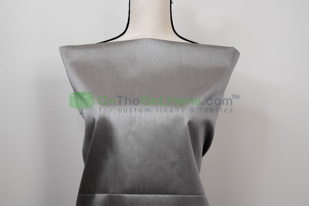 IFR Polyester Dupioni Fabric 120" Wide Extra Wide Silk Look 100% Polyester