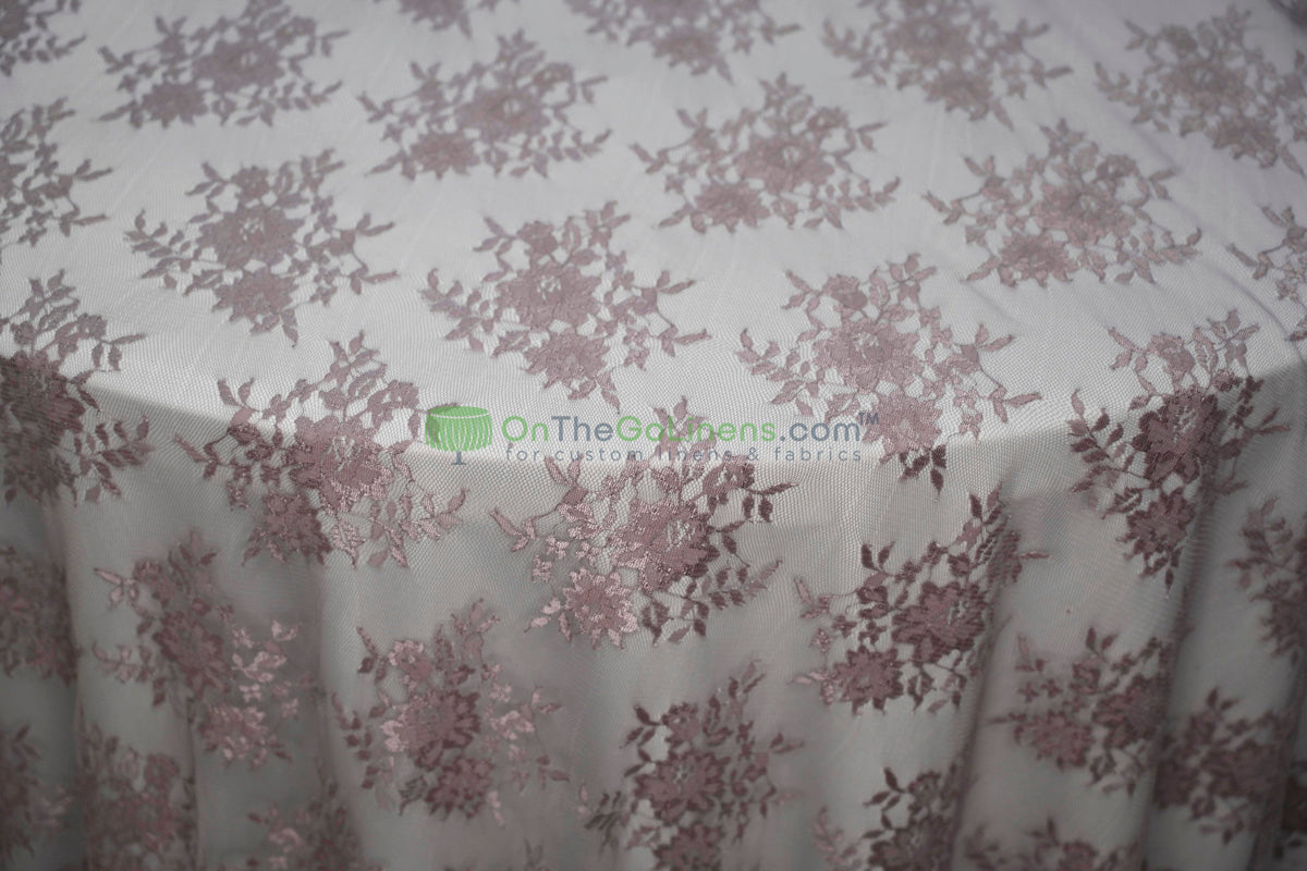 Chantilly Lace Fabric | Elegant Floral Lace | Lightweight & Sheer | Ideal for Bridal & Evening Wear