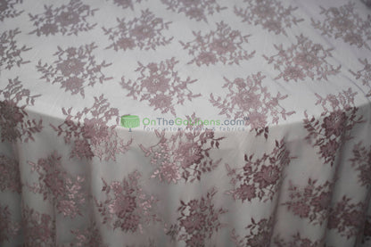 Chantilly Lace Fabric | Elegant Floral Lace | Lightweight & Sheer | Ideal for Bridal & Evening Wear