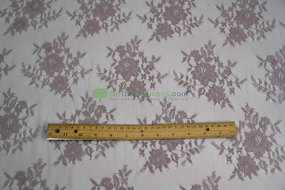 Chantilly Lace Fabric | Elegant Floral Lace | Lightweight & Sheer | Ideal for Bridal & Evening Wear
