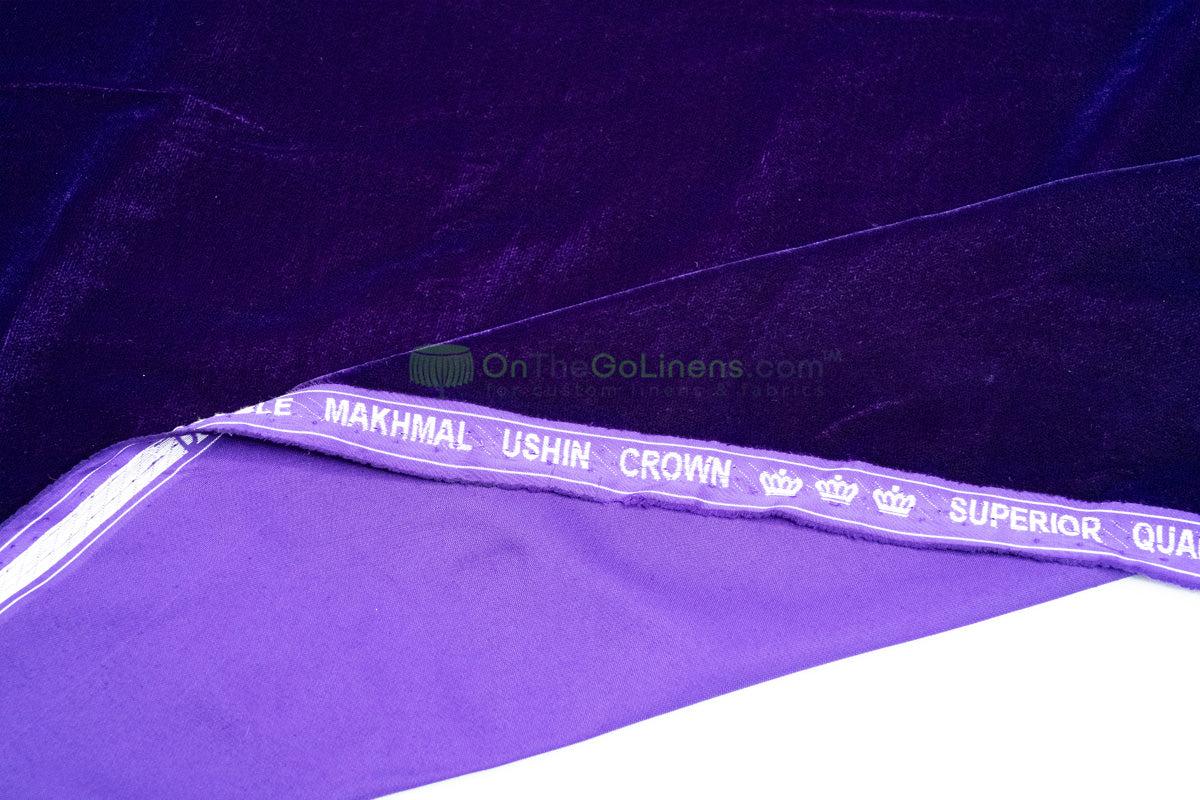 Luxury Micro Velvet Fabric | Crown Velvet by the Yard | 45" Wide | Assorted Colors