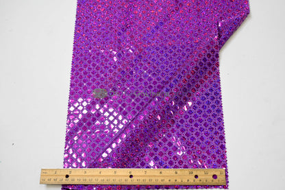 Holographic Sequin Fabric | 45” Wide | Lightweight & Flowing for Costumes, Gowns & Décor
