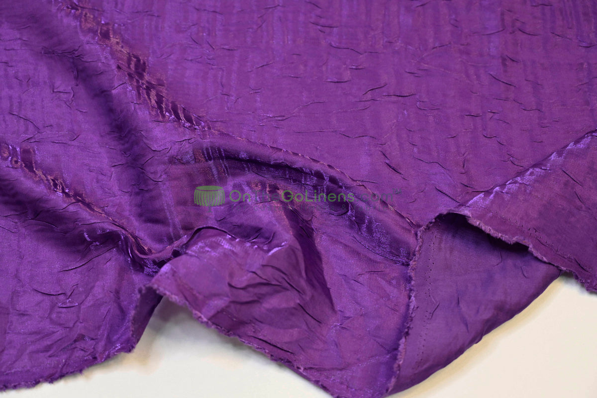 Iridescent Crush Shimmer Fabric by the Yard and Bolt | 54" wide | Galaxy Fabric |