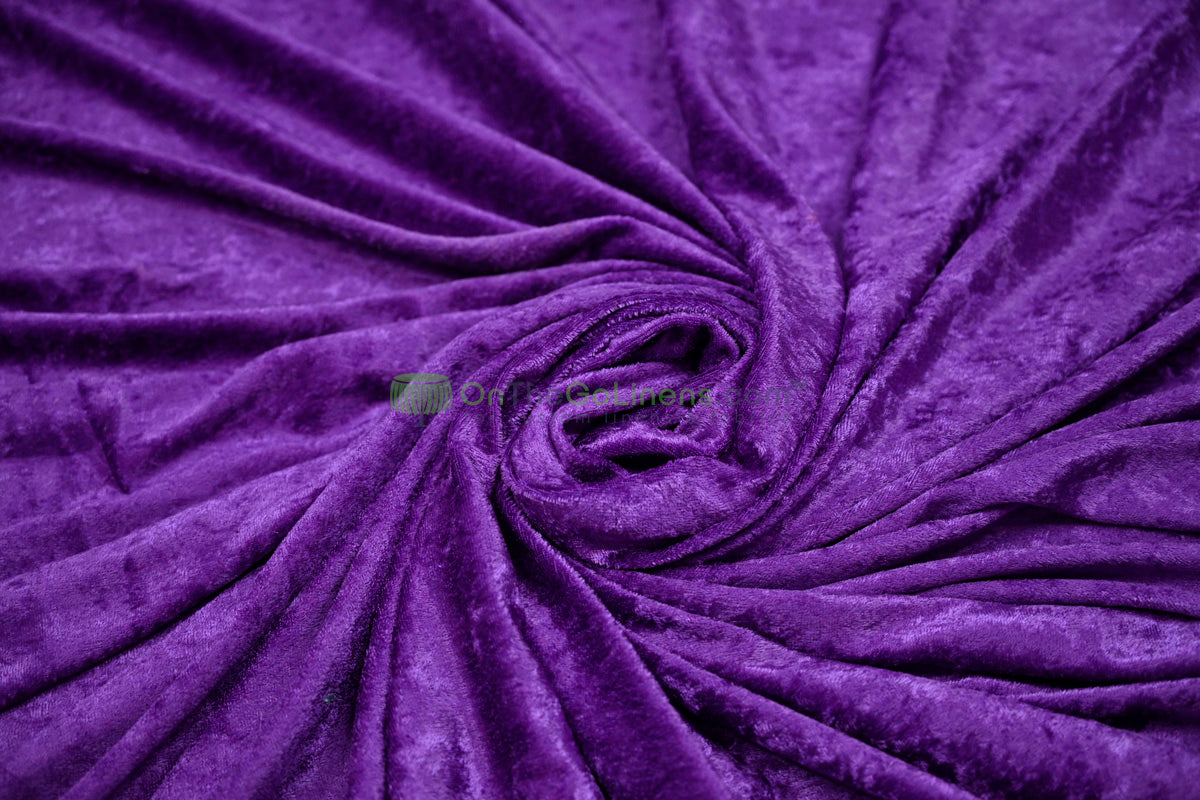 IFR Panne Velvet Event Drapery Panels | Crush Velour Curtains | Inherently Fire Retardant Drapery |Multiple Colors |