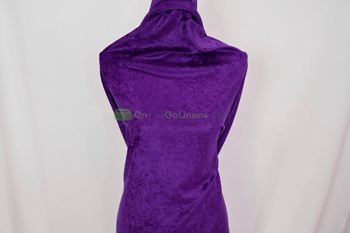 IFR Panne Velvet Event Drapery Panels | Crush Velour Curtains | Inherently Fire Retardant Drapery |Multiple Colors |