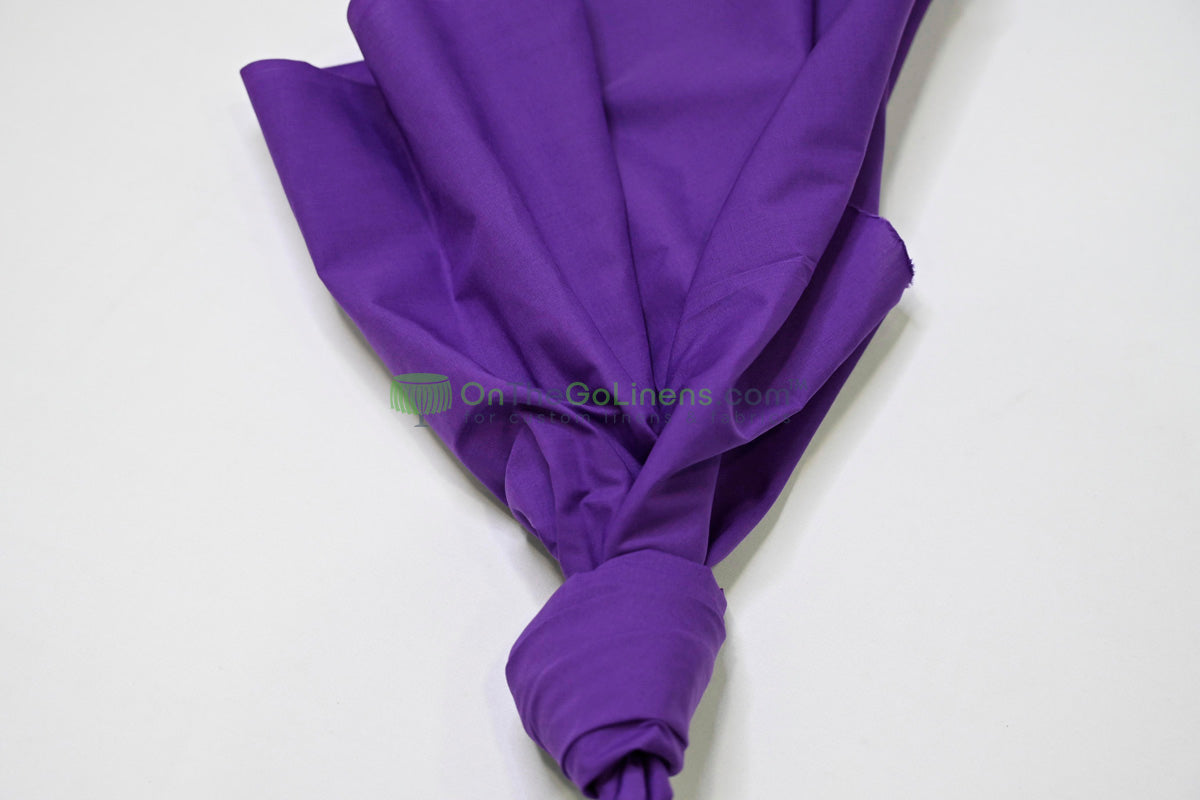Woven Poly Cotton Broadcloth Fabric by the Yard | Polycotton Fabric | Multiple Colors | 60" Wide | 80/20 Blend |