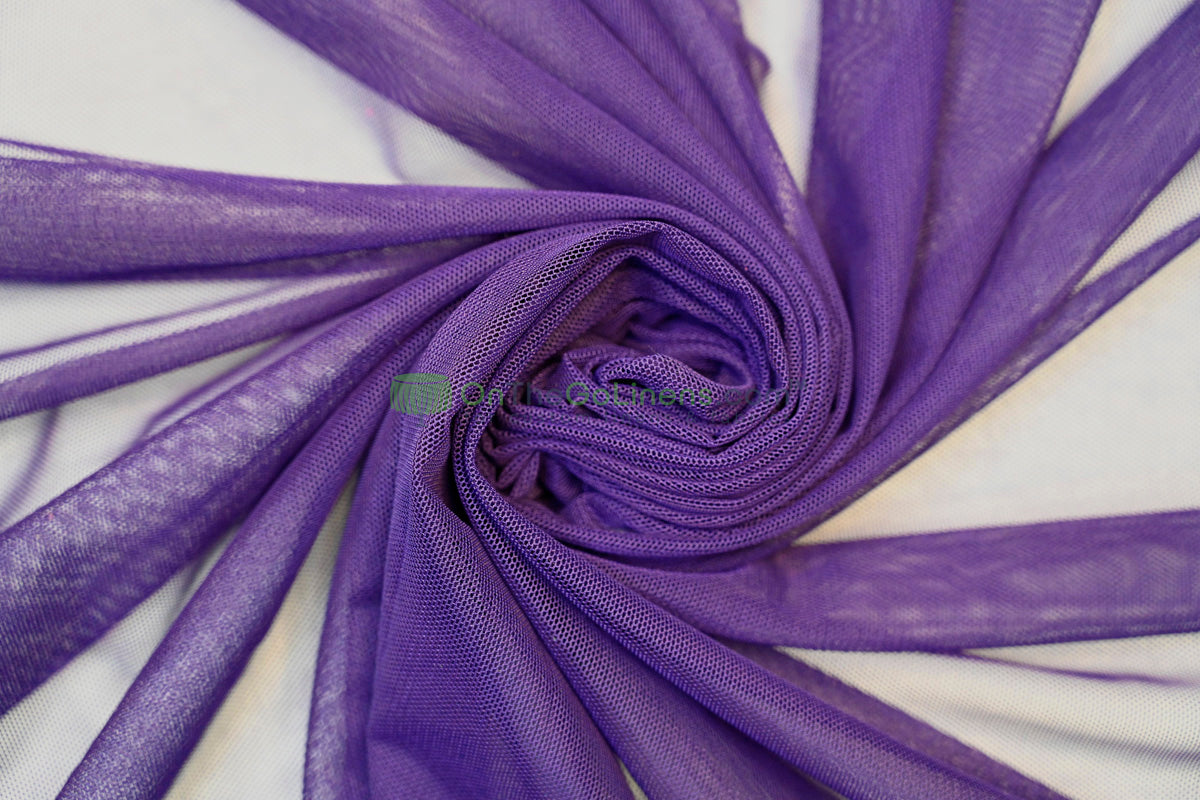 Power Mesh Spandex Fabric by the Yard | 60" Wide | Multiple Colors | 80/20 Nylon Spandex Blend |