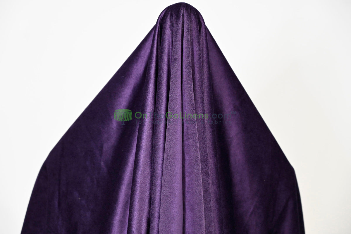 BT Royal™ --------------------------------------- Plush Velvet Fabric by the Yard | Soft Non Stretch Velvet Fabric | 60" Wide | Multiple Colors