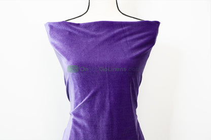 Stretch Velvet Tablecloths | Soft and Smooth Spandex Velvet Table Linens | Multiple Colors |