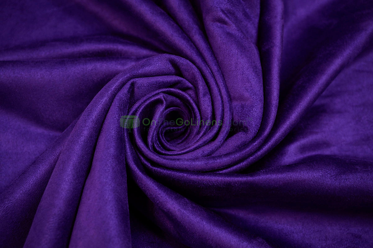 Micro Suede Fabric by the Yard and Wholesale Bolt | Faux Suede Fabric | Multiple Colors | 60" Wide |