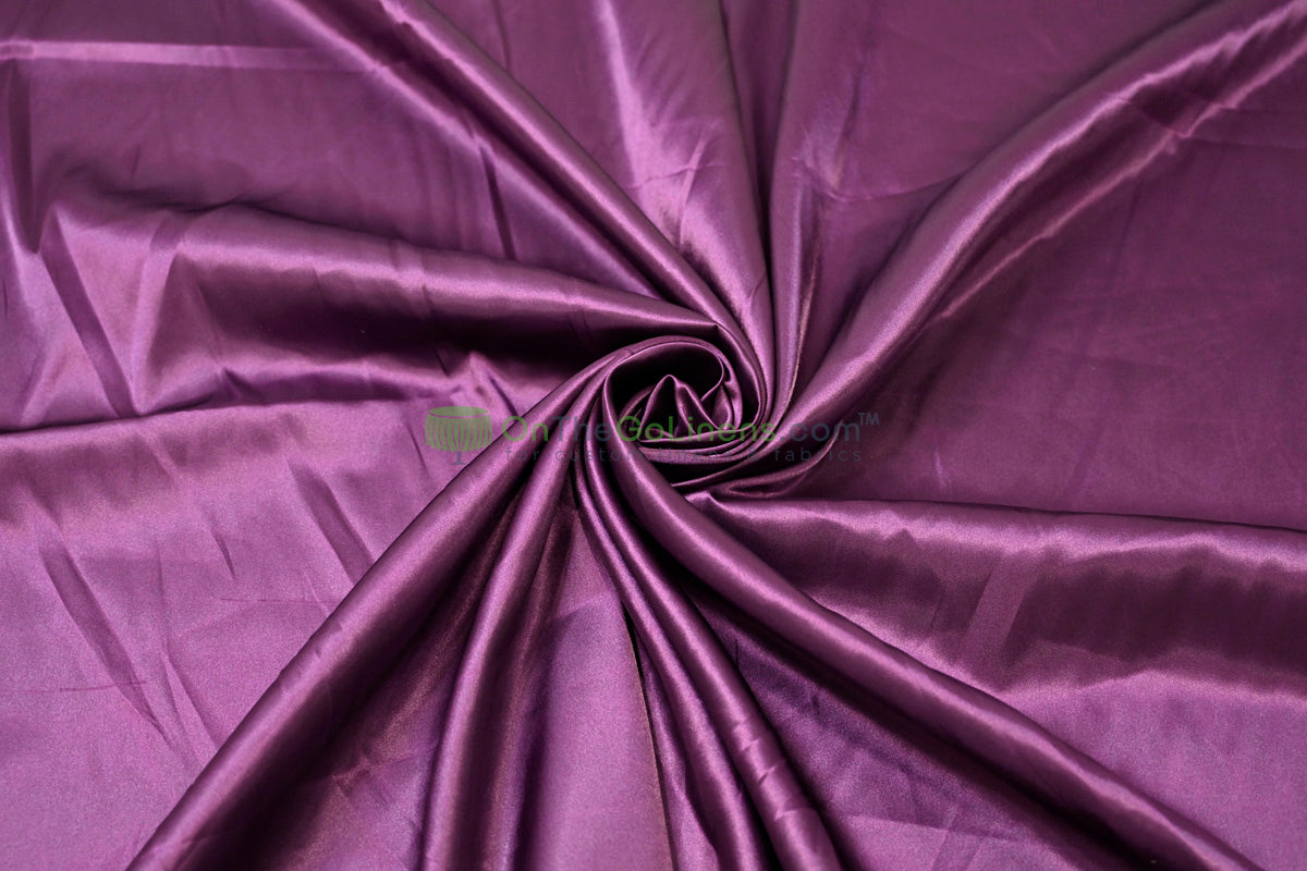 Stretch Charmeuse Fabric by the Yard | Silky Soft Stretch Satin Fabric | 4% Spandex | Multiple Colors |