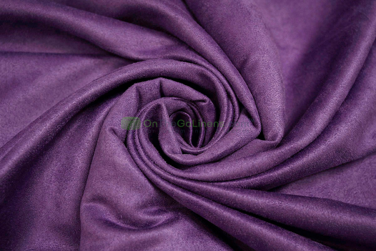 Micro Suede Fabric by the Yard and Wholesale Bolt | Faux Suede Fabric | Multiple Colors | 60" Wide |