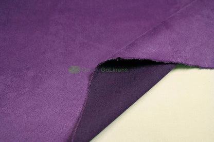 Micro Suede Fabric by the Yard and Wholesale Bolt | Faux Suede Fabric | Multiple Colors | 60" Wide |