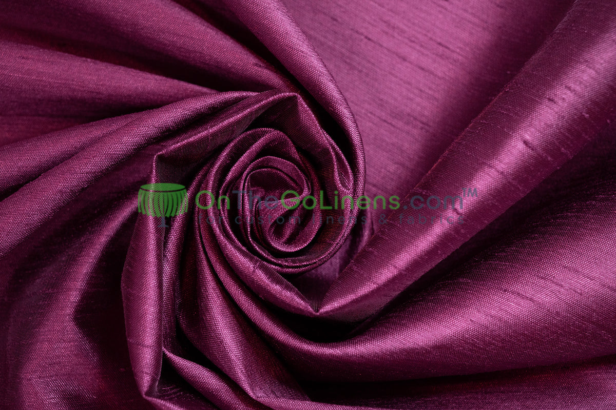 IFR Polyester Dupioni Fabric 120" Wide Extra Wide Silk Look 100% Polyester