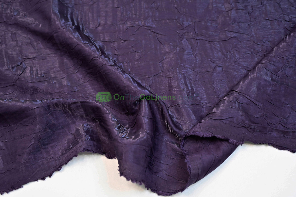 Iridescent Crush Shimmer Fabric by the Yard and Bolt | 54" wide | Galaxy Fabric |