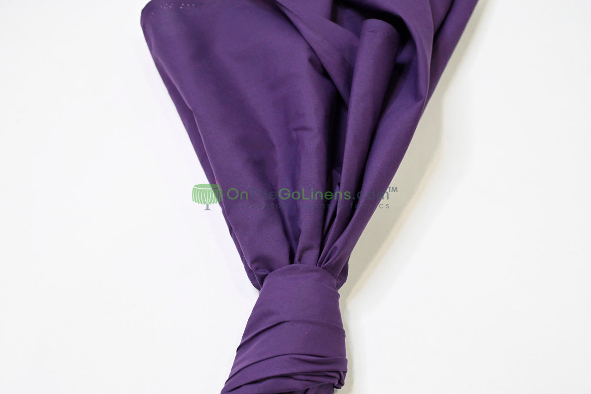 Woven Poly Cotton Broadcloth Fabric by the Yard | Polycotton Fabric | Multiple Colors | 60" Wide | 80/20 Blend |
