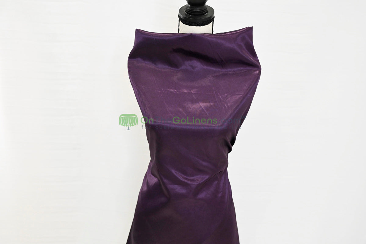 Stretch Charmeuse Fabric by the Yard | Silky Soft Stretch Satin Fabric | 4% Spandex | Multiple Colors |