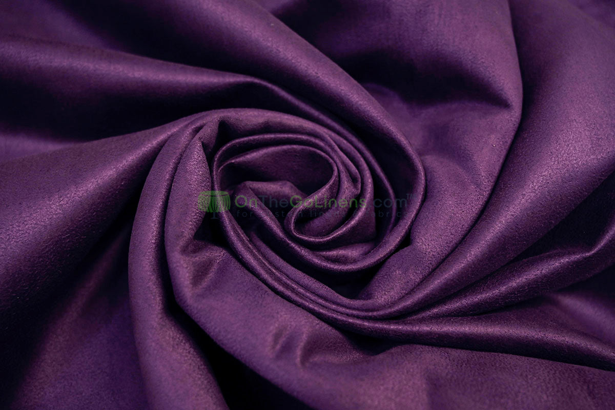 Micro Suede Fabric by the Yard and Wholesale Bolt | Faux Suede Fabric | Multiple Colors | 60" Wide |