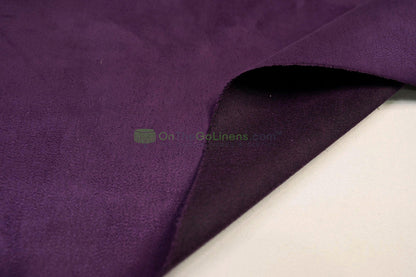 Micro Suede Fabric by the Yard and Wholesale Bolt | Faux Suede Fabric | Multiple Colors | 60" Wide |