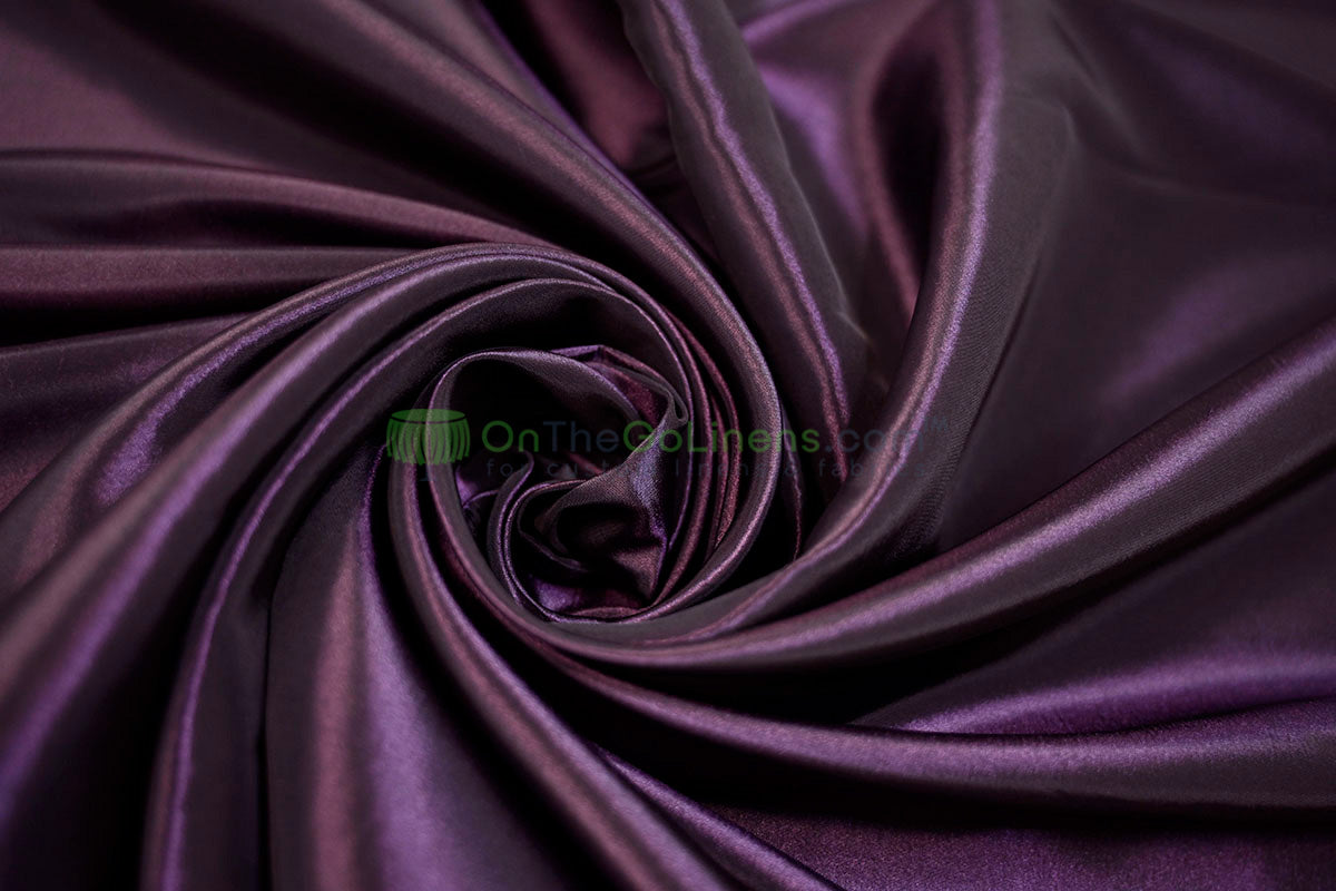 Taffeta Fabric by the Yard | Non Stretch Taffeta | 60" Wide | 75 Colors Available | Wholesale Bolt Available |