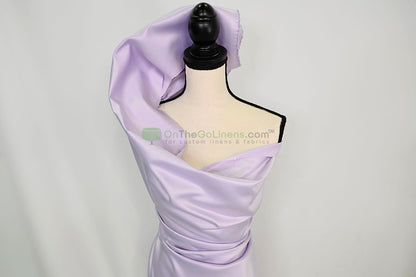 Lamour Satin Fabric by the Yard & Bolt | 100% Polyester Semi Dull Heavy Satin Fabric | 60" Wide | Multiple Colors |