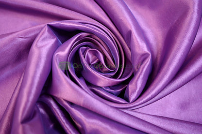 Taffeta Fabric by the Yard | Non Stretch Taffeta | 60" Wide | 75 Colors Available | Wholesale Bolt Available |
