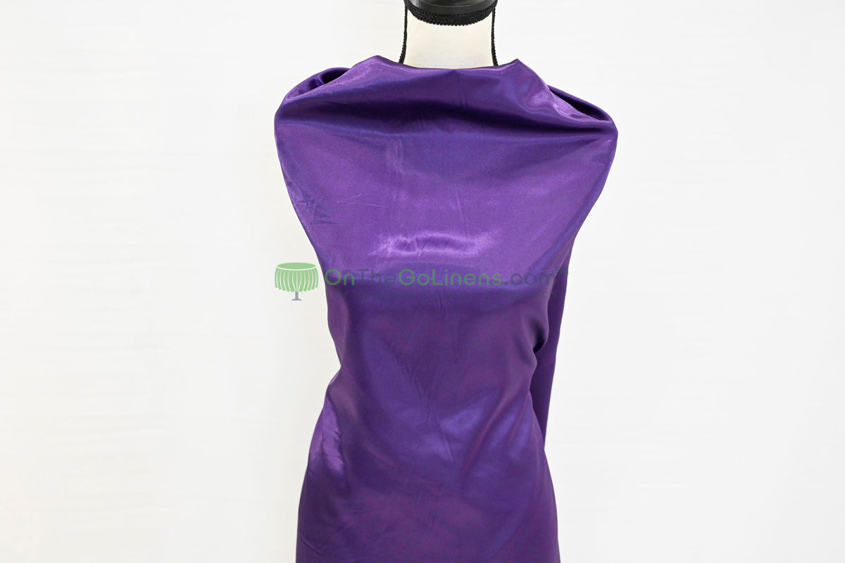 Charmeuse Satin Table Linens, Table Overlays, Table Drapes and Banquets | Multiple IFR Satin Colors |