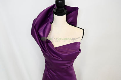 Lamour Satin Fabric by the Yard & Bolt | 100% Polyester Semi Dull Heavy Satin Fabric | 60" Wide | Multiple Colors |