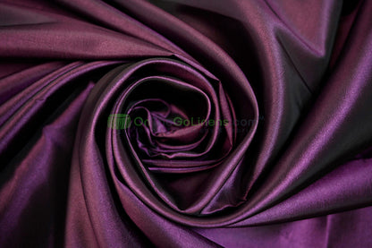 Taffeta Fabric by the Yard | Non Stretch Taffeta | 60" Wide | 75 Colors Available | Wholesale Bolt Available |