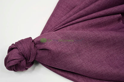 Vintage Linen Event Drapery Panels | Imitation Burlap Curtains | Washable 100% Polyester Burlap |