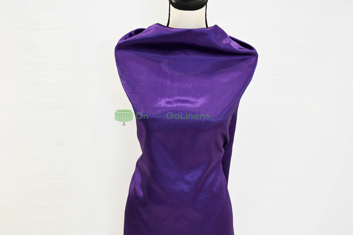 Charmeuse Satin Table Linens, Table Overlays, Table Drapes and Banquets | Multiple IFR Satin Colors |